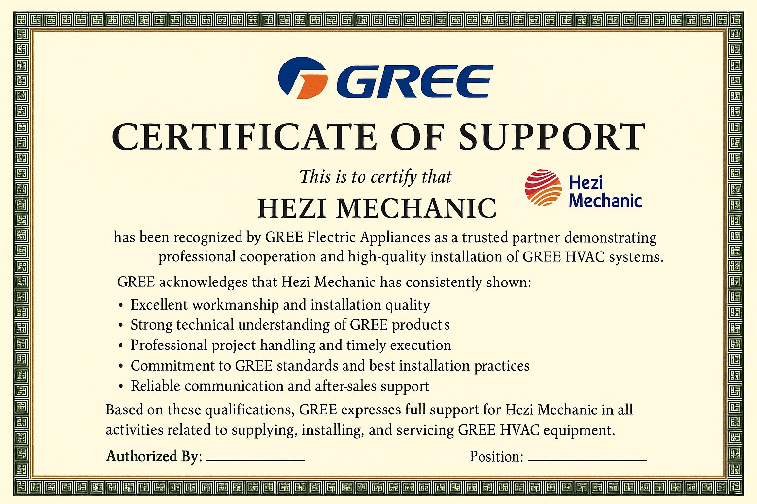 Certificat - 1